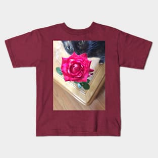 Stop and Smell the Rose Kids T-Shirt